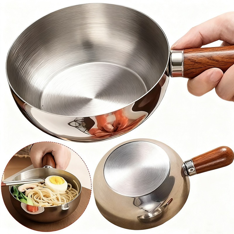 Kitchen Gadgets Electronic - Cacerola de Acero Inoxidable con Asa