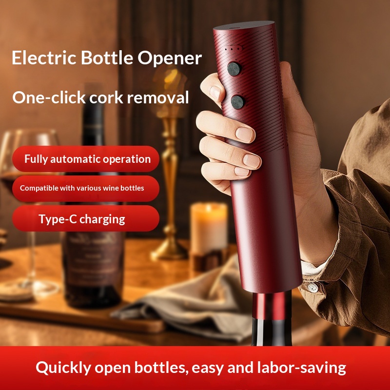 Kitchen Gadgets Electronic - Abridor de Botellas de Vino Eléctrico