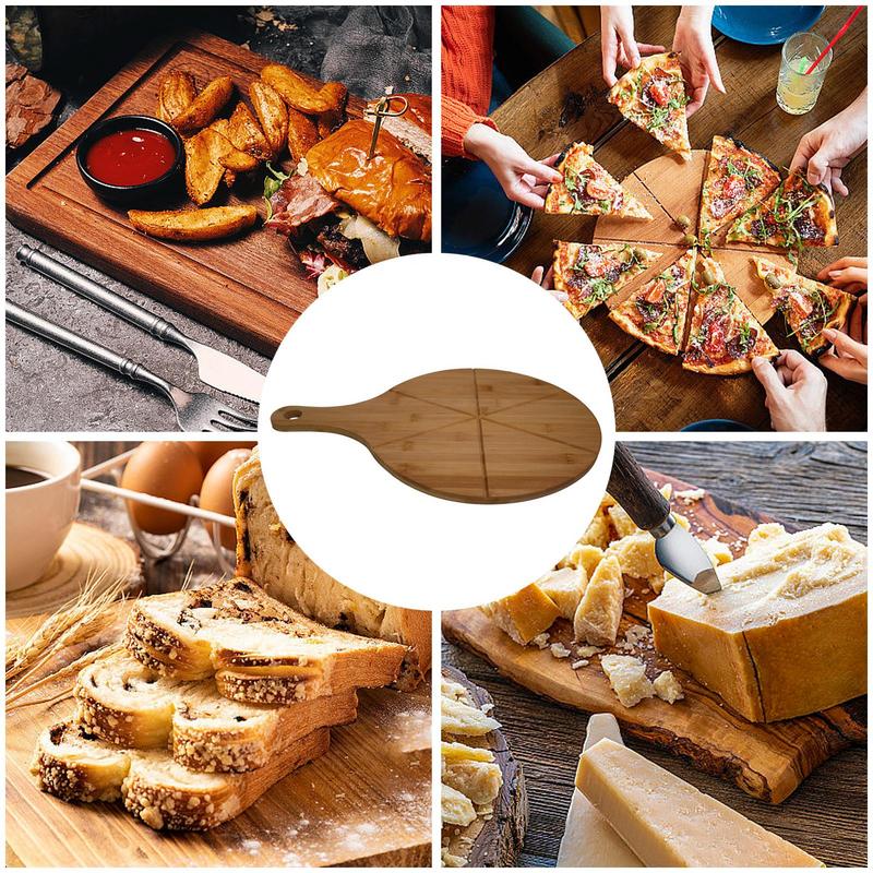 Kitchen Gadgets Guide - Tabla de cortar pizza redonda de