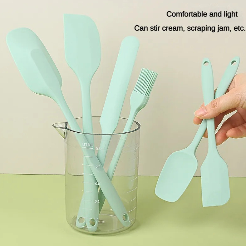 Silicone Spatula Set - Juego de 6 utensilios de cocina