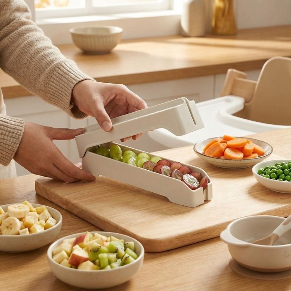 Kitchen Gadgets Guide - Cortador de tomates manual antiadherente de