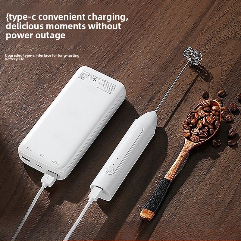 Kitchen Gadgets Electronic - Batidora Eléctrica para Espumar Leche y