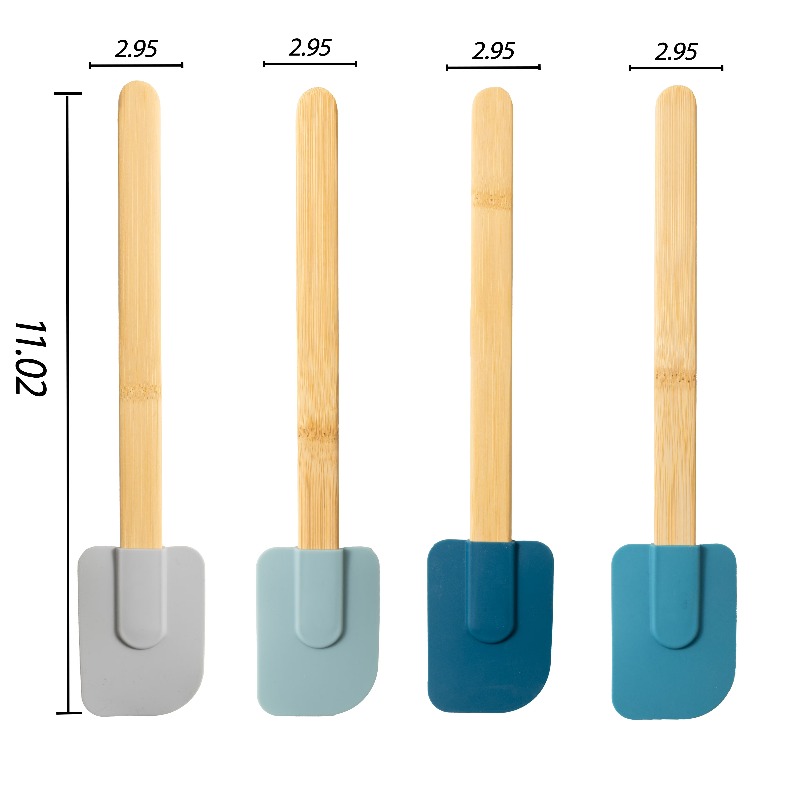 Juego de 4 espátulas de silico - Silicone Spatula Set reseña y precio