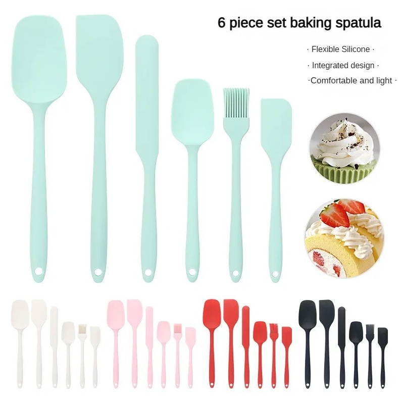 Juego de 6 utensilios de cocin - Silicone Spatula Set reseña y precio